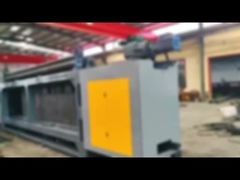 Macchina / Attrezzatura per rete gabion a filo di larghezza 4300 mm, azionamento idraulico